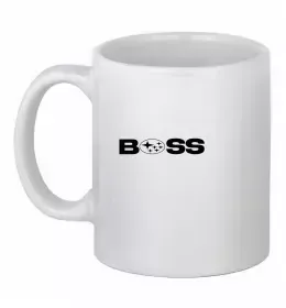 Чашка керамическая I <3 Subaru Белый фото