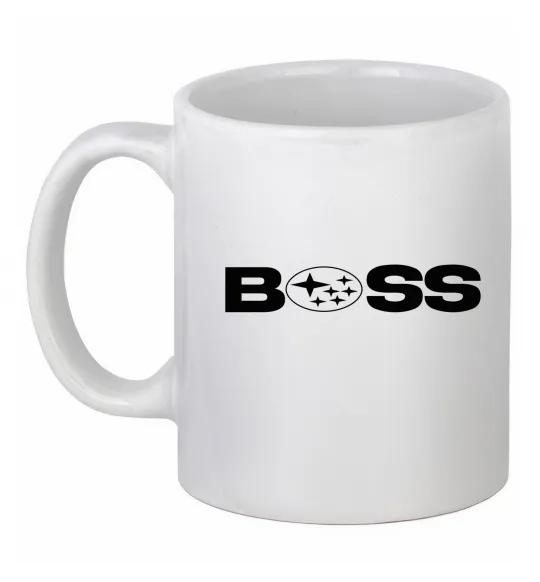 Чашка керамическая Subaru Boss Белый фото