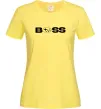 Жіноча футболка Subaru Boss Лимонний фото
