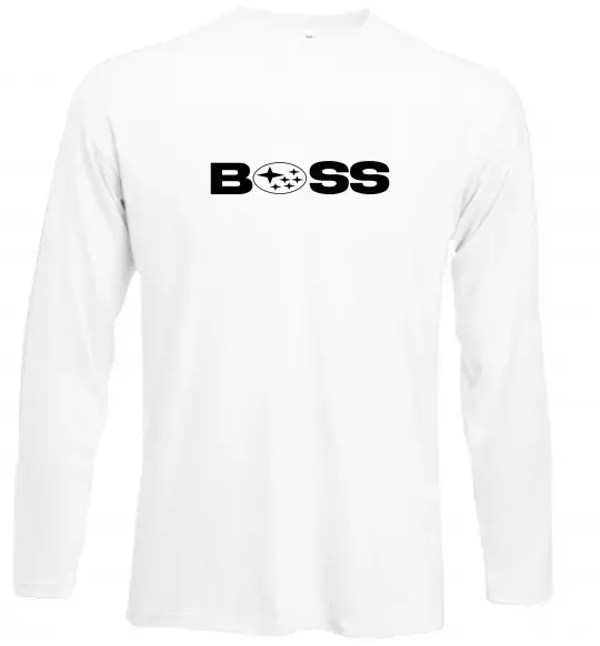 Лонгслив Subaru Boss Белый фото