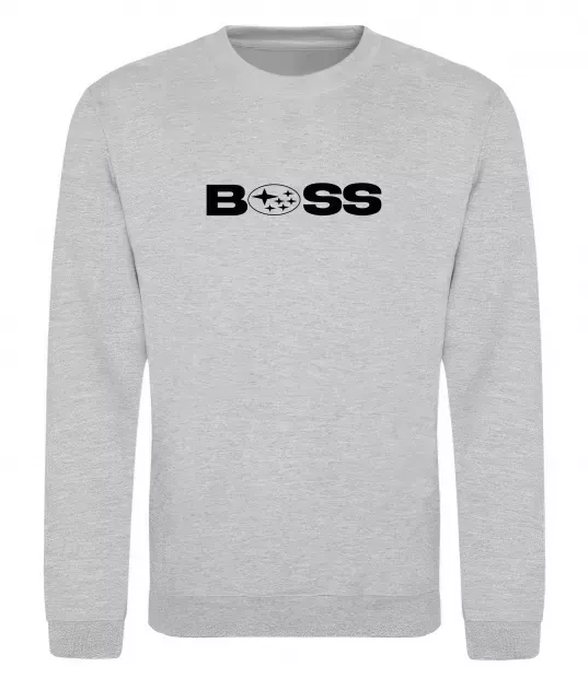 Світшот Subaru Boss Сірий меланж фото