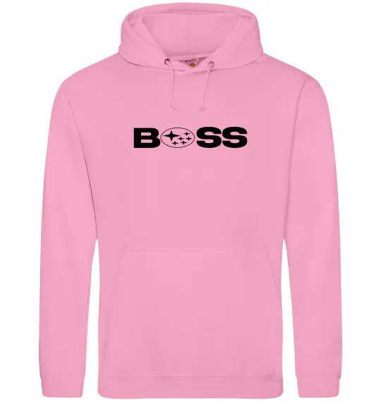 Чоловіча толстовка (худі) Subaru Boss Рожевий фото