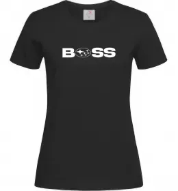 Женская футболка Subaru Boss Черный фото