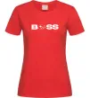 Жіноча футболка Subaru Boss Червоний фото