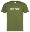 Чоловіча футболка Subaru Boss Оливковий фото