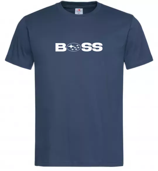 Чоловіча футболка Subaru Boss Темно-синій фото