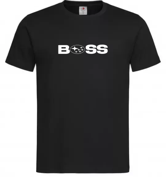 Чоловіча футболка Subaru Boss Чорний фото