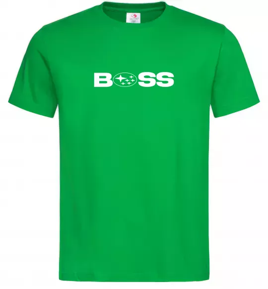 Чоловіча футболка Subaru Boss Зелений фото