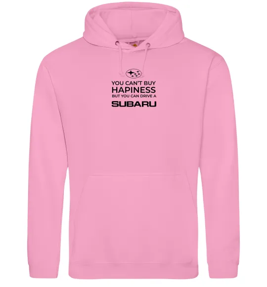 Чоловіча толстовка (худі) You can drive Subaru Рожевий фото