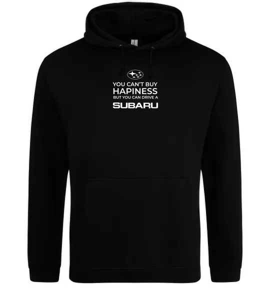 Женская толстовка (худи) You can drive Subaru Черный фото