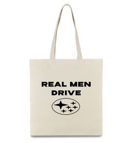 Еко-сумка Real men drive Subaru
