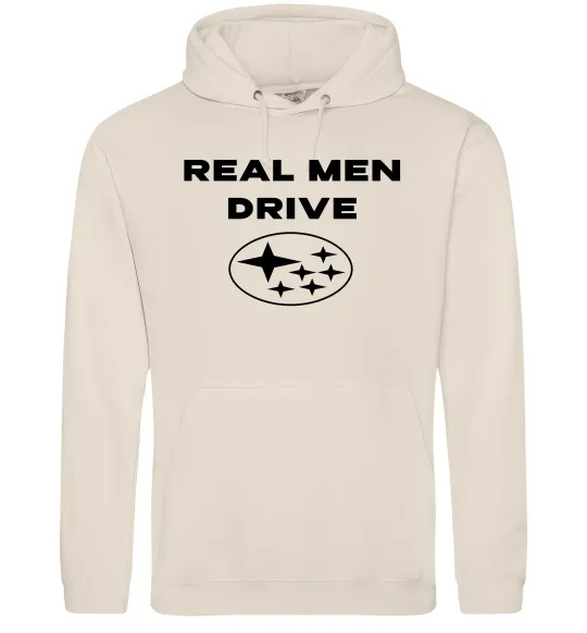 Чоловіча толстовка (худі) Real men drive Subaru Таш фото