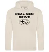 Чоловіча толстовка (худі) Real men drive Subaru Таш фото