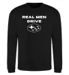 Свитшот Real men drive Subaru Черный фото