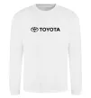 Свитшот Toyota logo та назва Белый фото