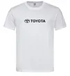 Мужская футболка Toyota logo та назва Белый Мужская футболка Toyota logo та назва Белый фото