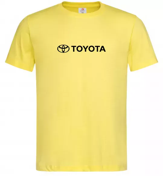 Мужская футболка Toyota logo та назва Лимонный фото