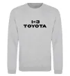 Свитшот I <3 Toyota Серый меланж фото