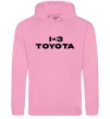 Женская толстовка (худи) I <3 Toyota Розовый фото