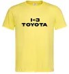 Мужская футболка I <3 Toyota Лимонный фото