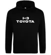 Чоловіча толстовка (худі) I <3 Toyota Чорний фото