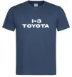 Мужская футболка I <3 Toyota Темно-синий фото