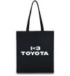 Еко-сумка I <3 Toyota Чорний фото
