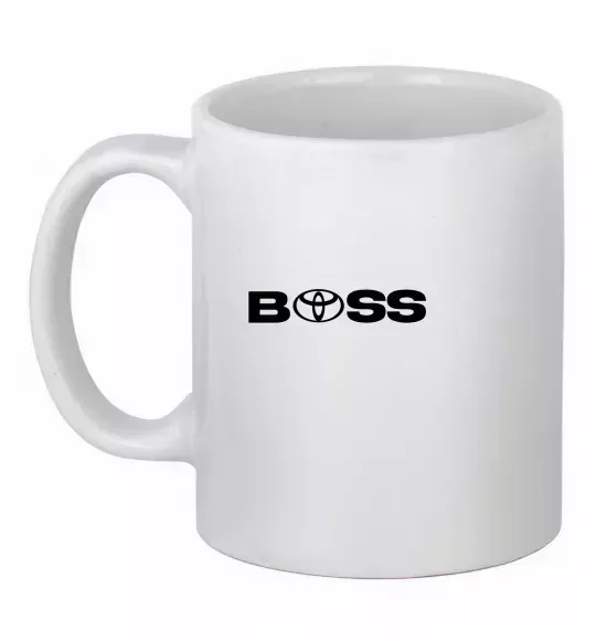 Чашка керамическая Boss Toyota Белый фото