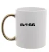 Чашка с цветной ручкой Boss Toyota Золото фото