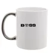 Чашка с цветной ручкой Boss Toyota Серебро фото