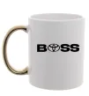 Чашка с цветной ручкой Boss Toyota Золото фото