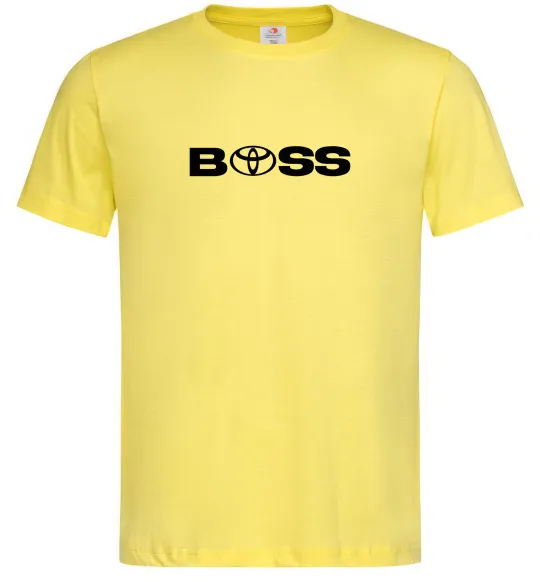 Мужская футболка Boss Toyota Лимонный фото