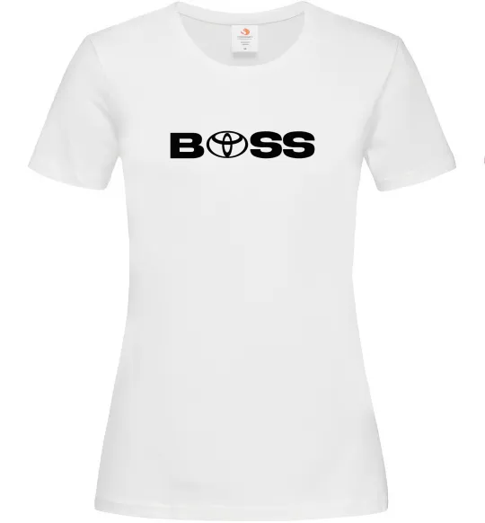 Жіноча футболка Boss Toyota Білий фото