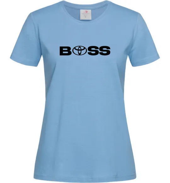 Жіноча футболка Boss Toyota Блакитний фото
