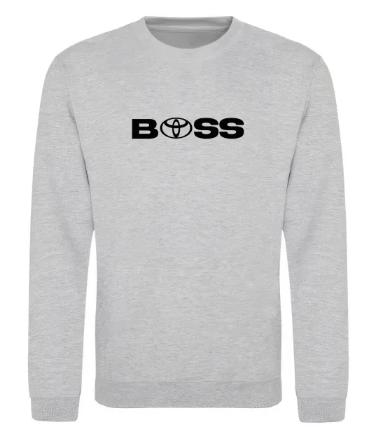 Свитшот Boss Toyota Серый меланж фото