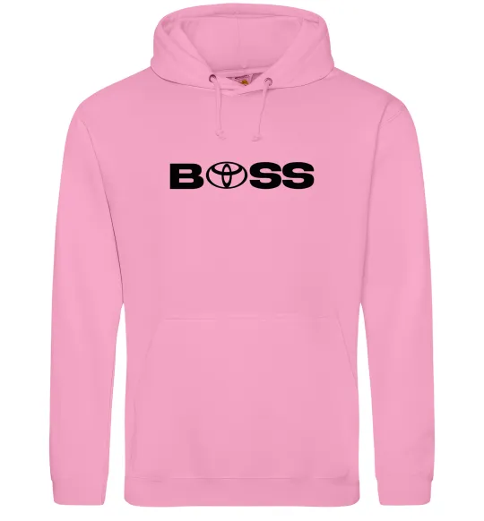 Мужская толстовка (худи) Boss Toyota Розовый фото