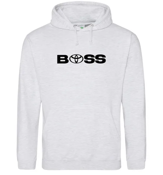 Мужская толстовка (худи) Boss Toyota Серый меланж фото