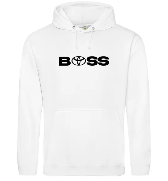 Женская толстовка (худи) Boss Toyota Белый фото