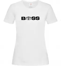 Женская футболка Boss Toyota Белый фото