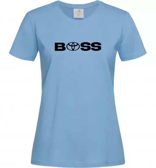 Жіноча футболка Boss Toyota Блакитний фото