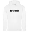 Чоловіча толстовка (худі) Boss Toyota Білий фото