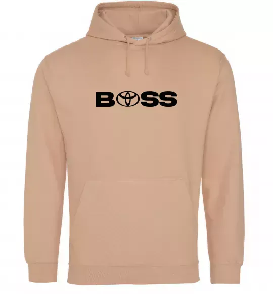 Чоловіча толстовка (худі) Boss Toyota Пісочний фото