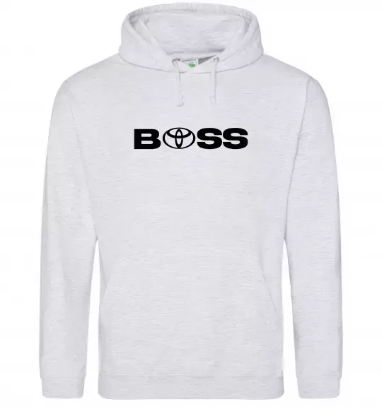 Жіноча толстовка (худі) Boss Toyota Сірий меланж фото