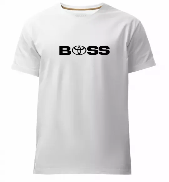 Чоловіча преміум футболка Boss Toyota Білий фото