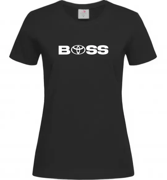 Жіноча футболка Boss Toyota Чорний фото