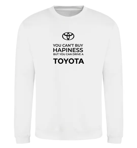 Світшот You can drive toyota Білий фото