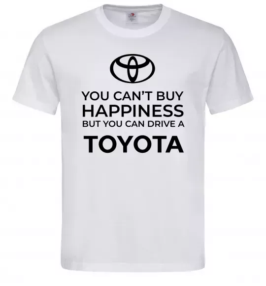 Мужская футболка You can drive toyota Белый фото