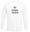 Лонгслів You can drive toyota Білий фото
