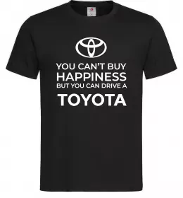 Мужская футболка You can drive toyota Черный фото