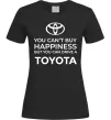 Жіноча футболка You can drive toyota Чорний фото